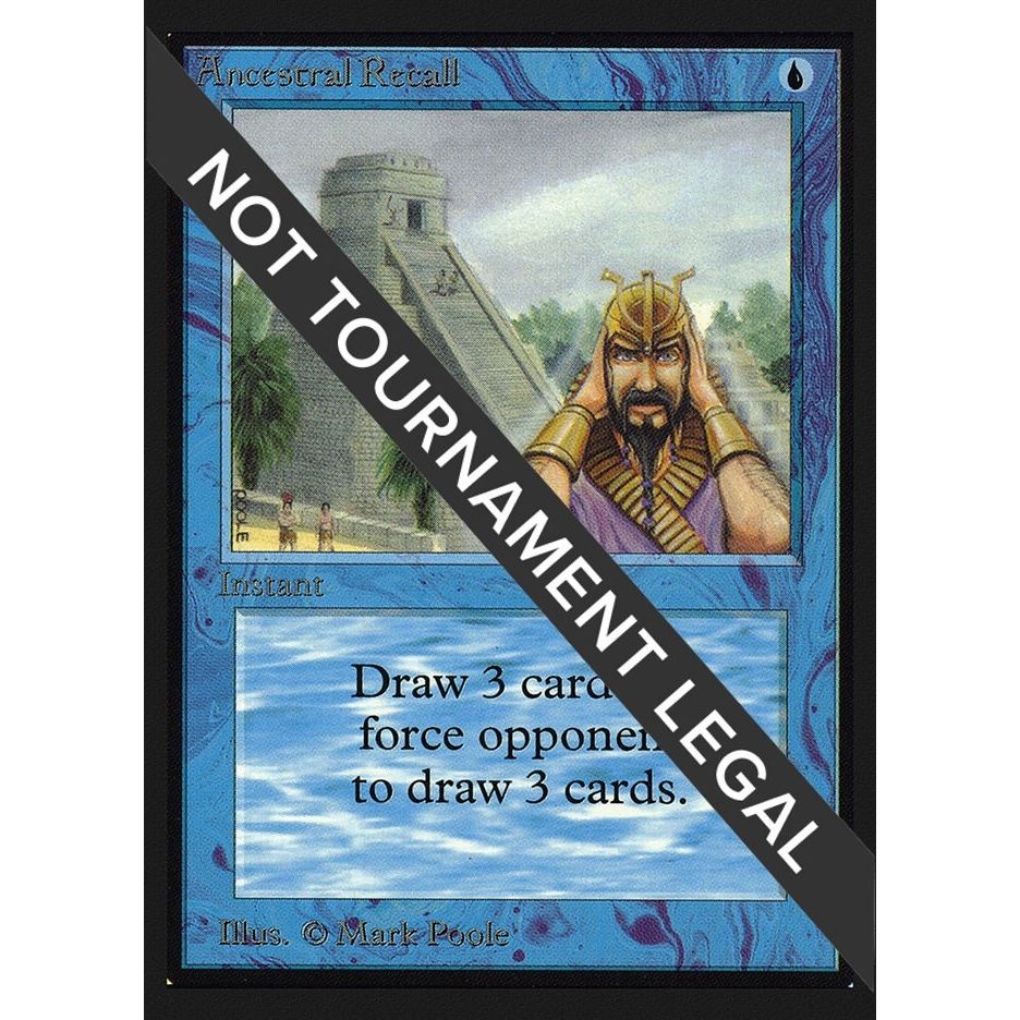 Image for Ancestral Recall (CE) (CED) - Magic: The Gathering