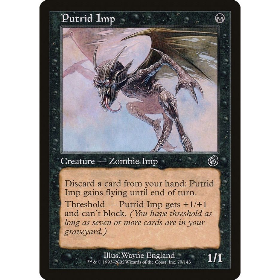 Image for Putrid Imp (77) (TOR) - Magic: The Gathering