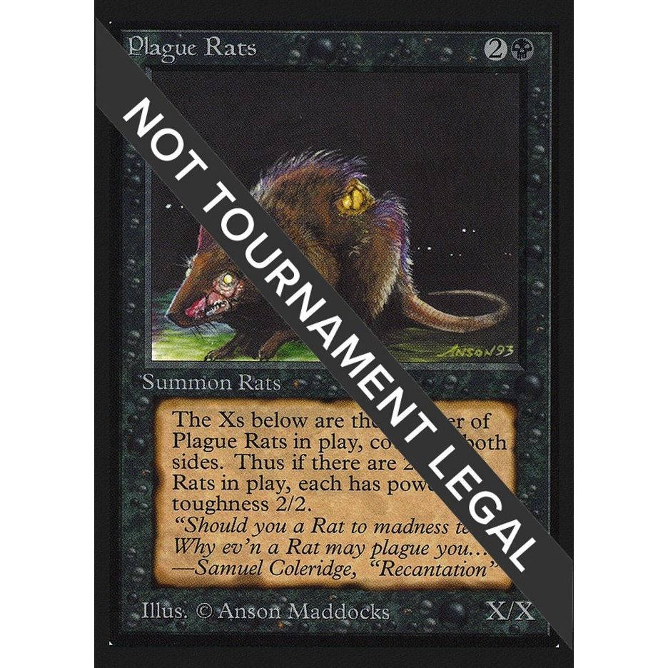 Image for Plague Rats (CE) (CED) - Magic: The Gathering