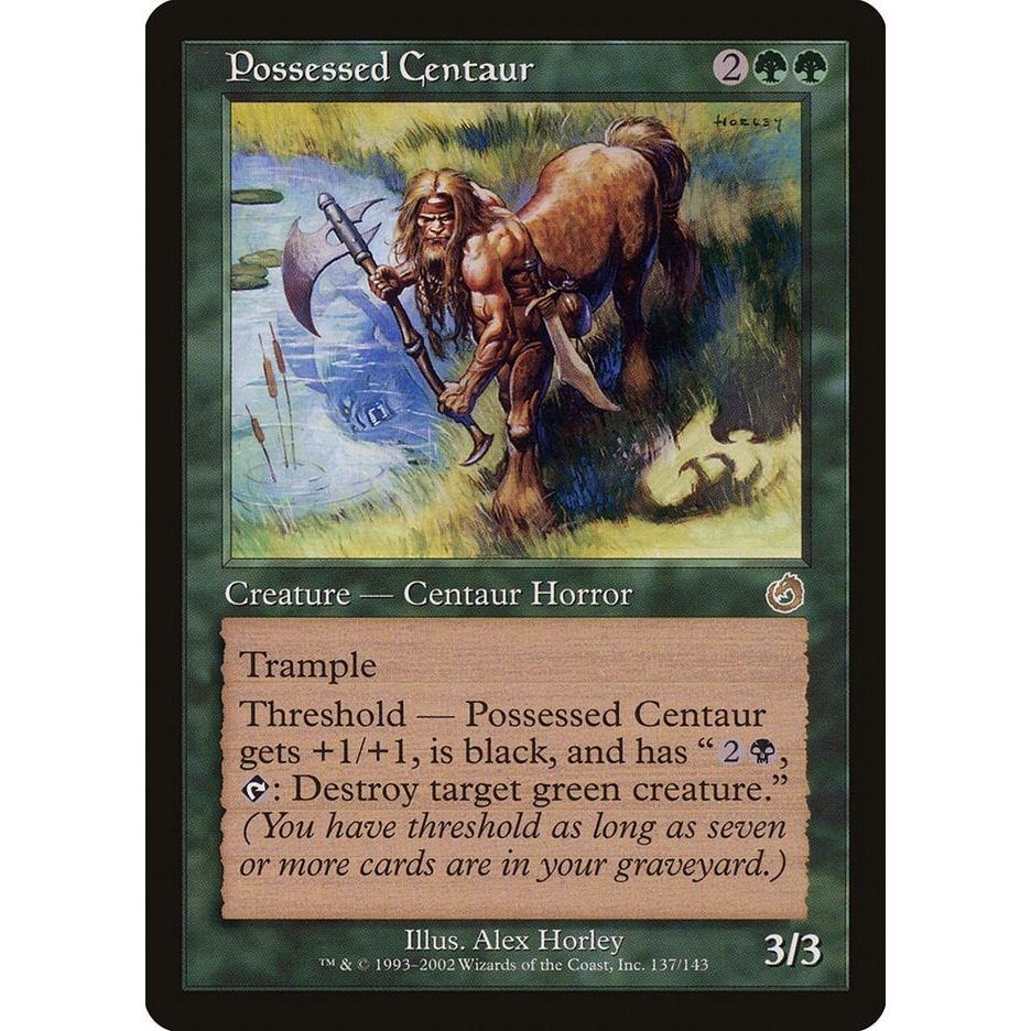 Image for Possessed Centaur (137) (TOR) - Magic: The Gathering