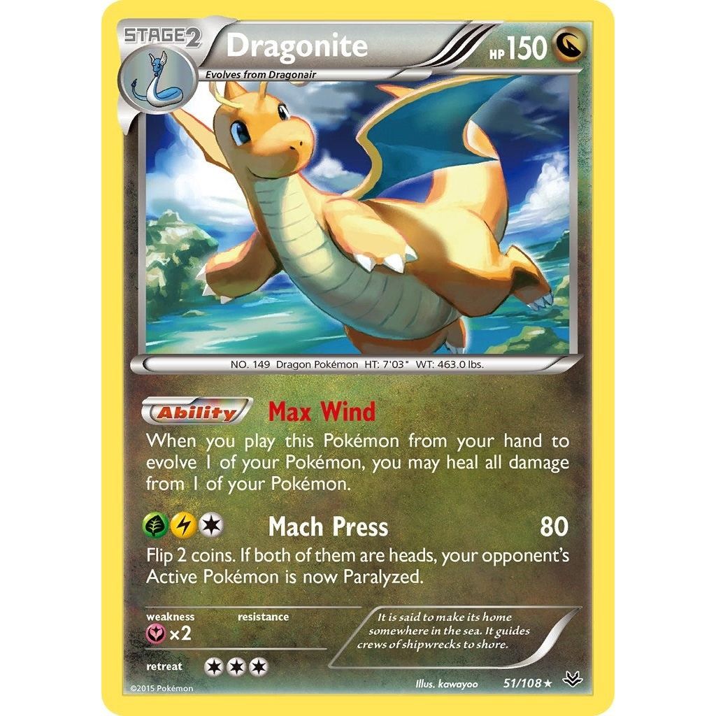 Image for Dragonite (51) (51/108) (ROS) - Pokemon