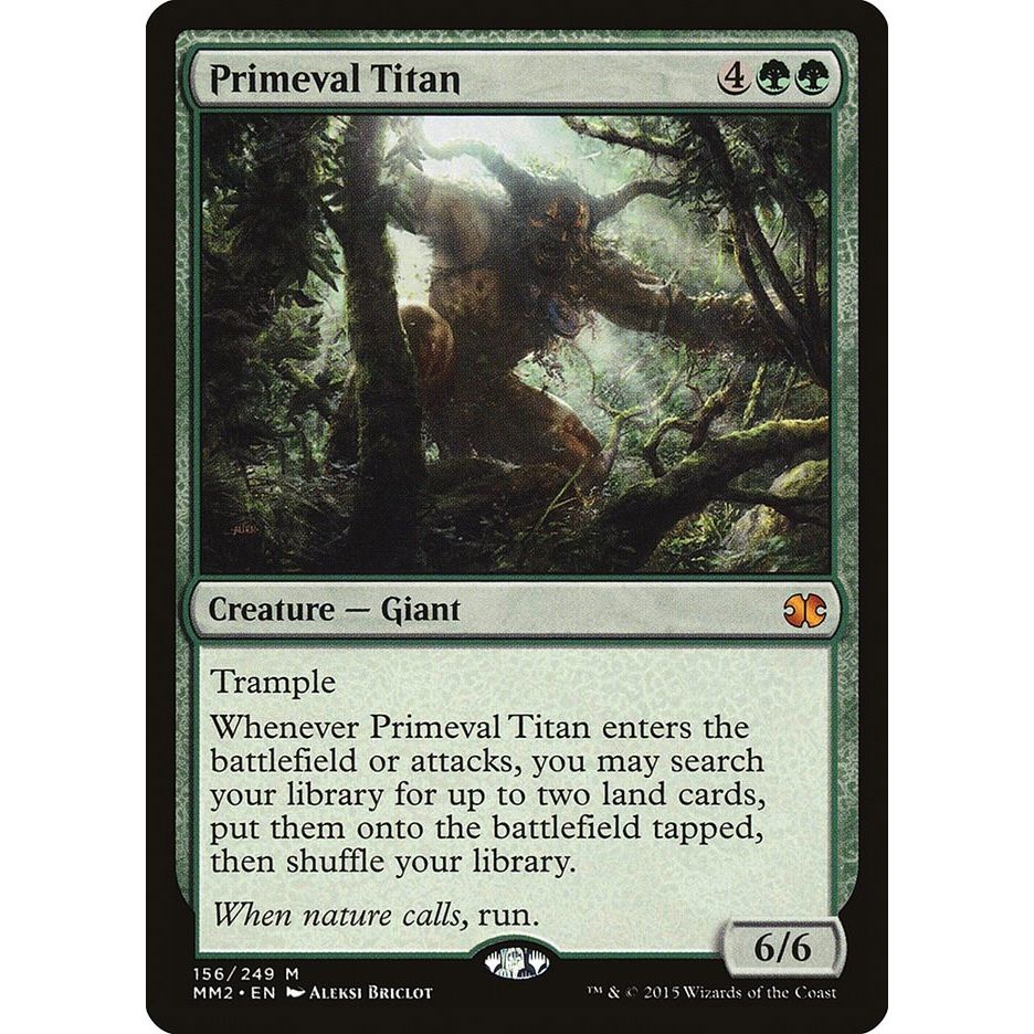 Image for Primeval Titan (156) (MM2) - Magic: The Gathering