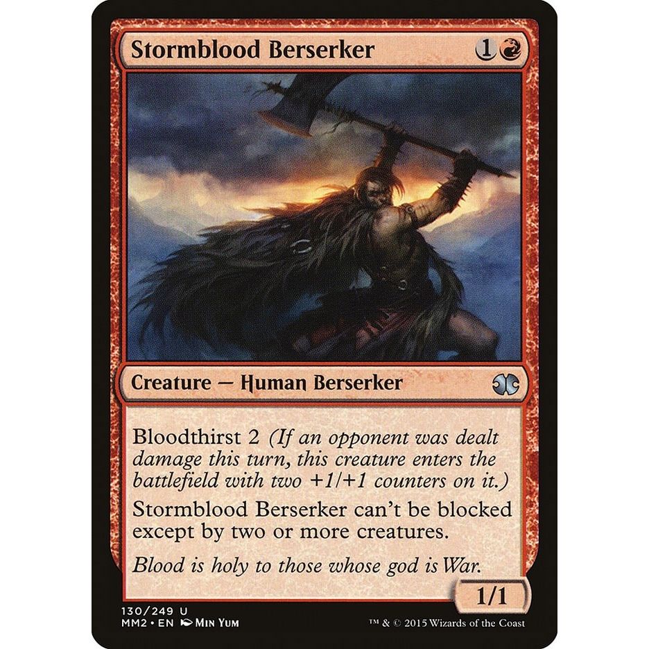 Image for Stormblood Berserker (130) (MM2) - Magic: The Gathering