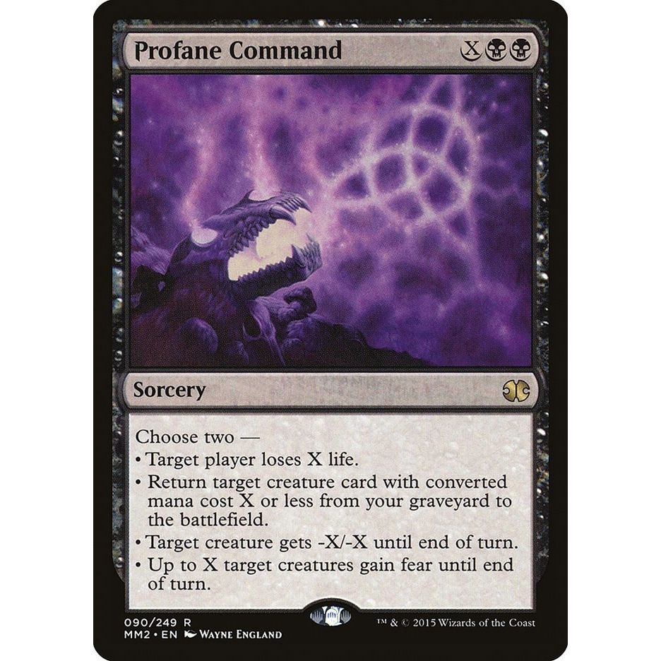 Image for Profane Command (90) (MM2) - Magic: The Gathering