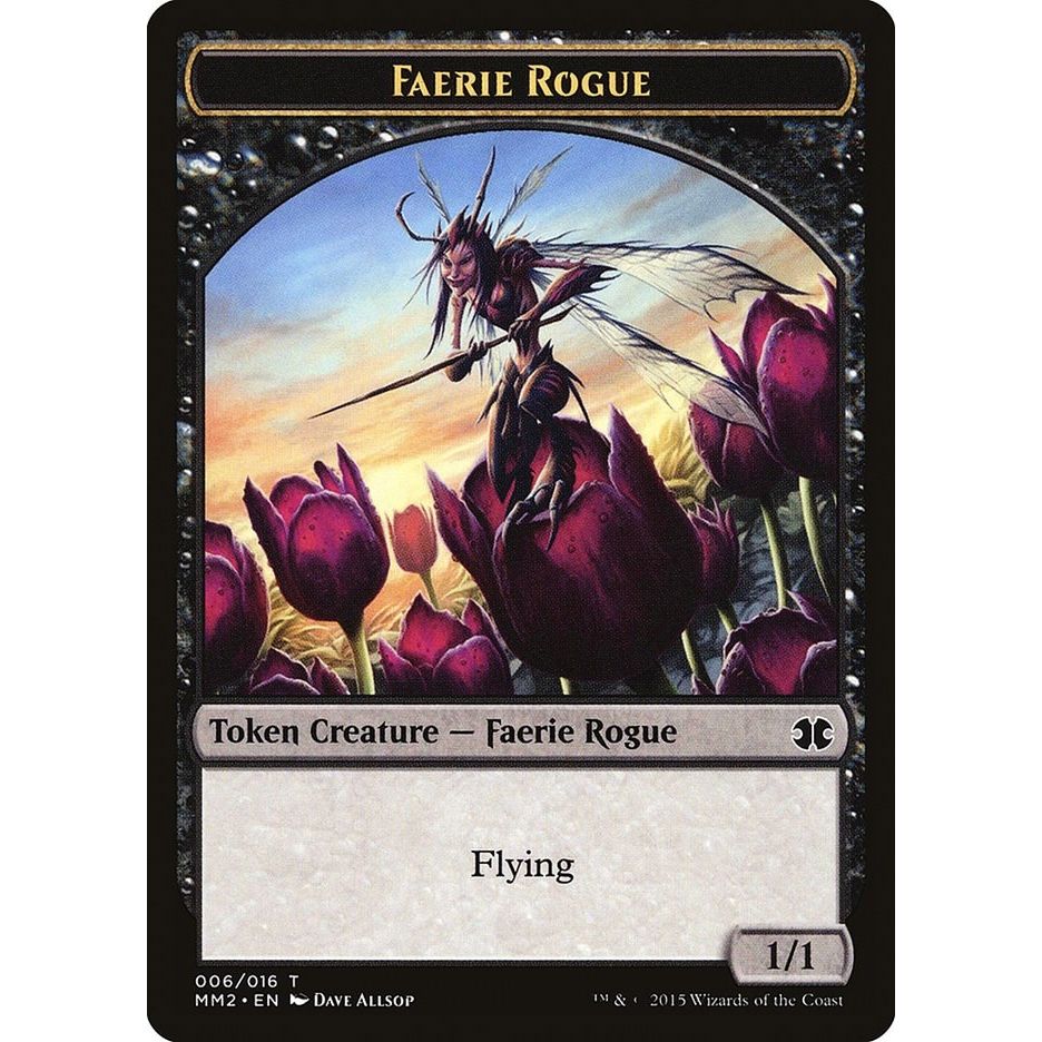 Image for Faerie Rogue Token (6) (MM2) - Magic: The Gathering