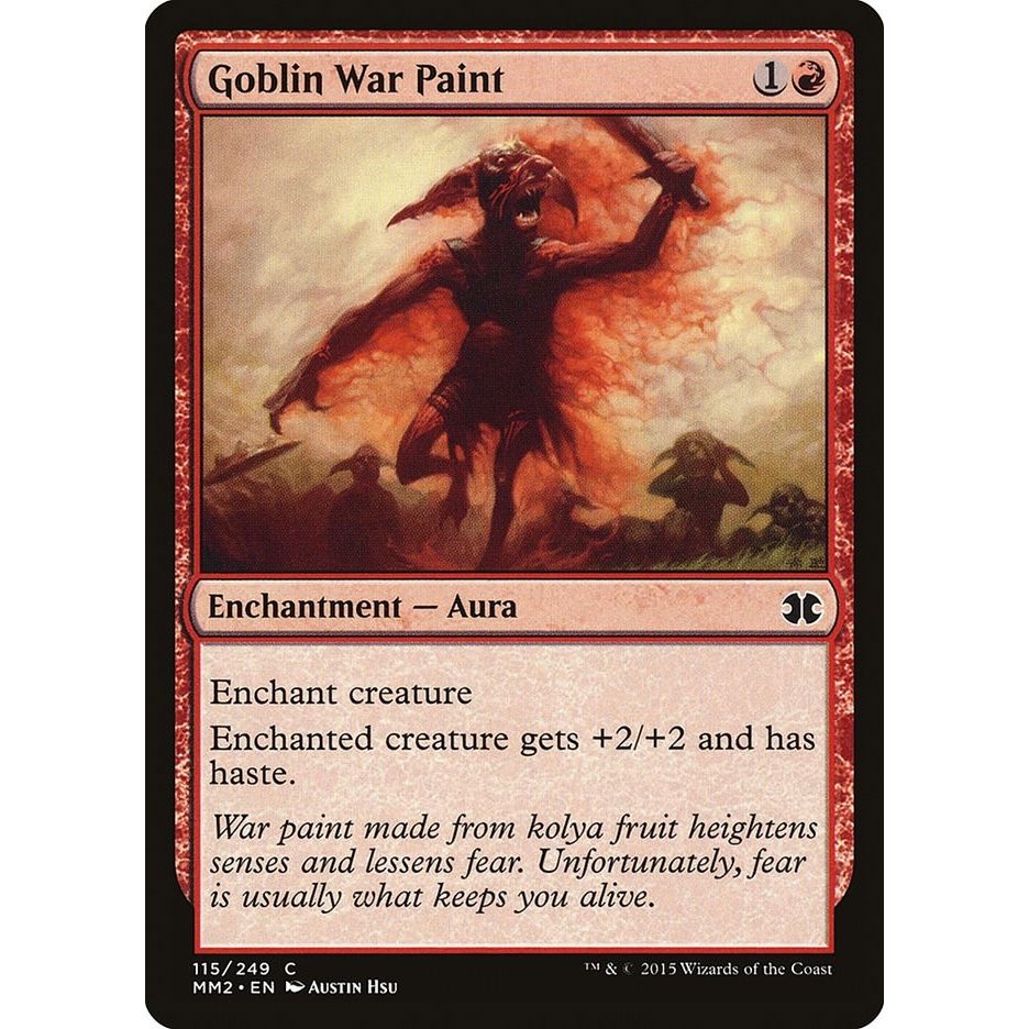 Image for Goblin War Paint (115) (MM2) - Magic: The Gathering