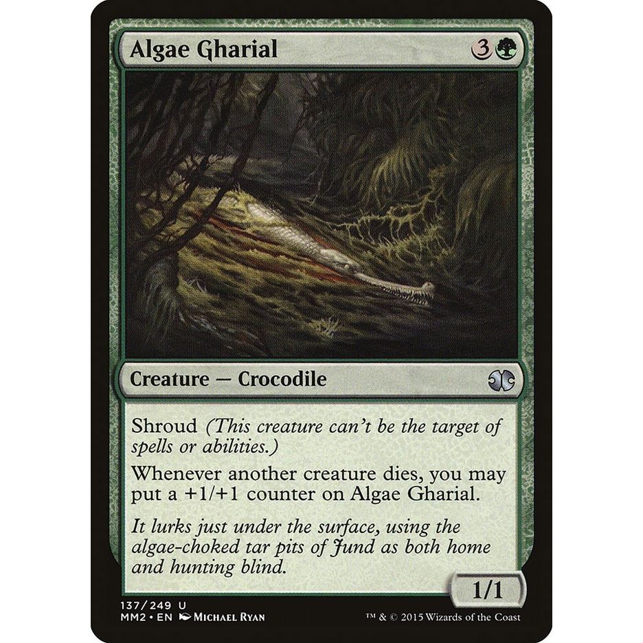 Image for Algae Gharial (137) (MM2) - Magic: The Gathering