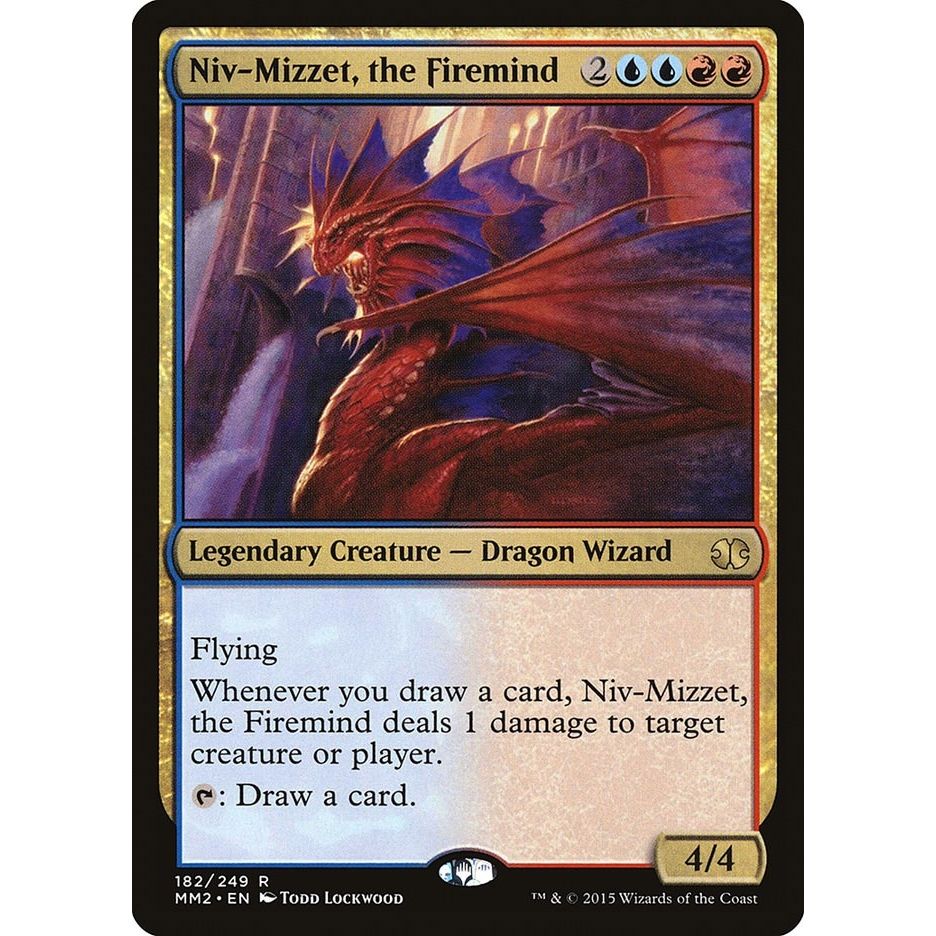Image for Niv-Mizzet, the Firemind (182) (MM2) - Magic: The Gathering
