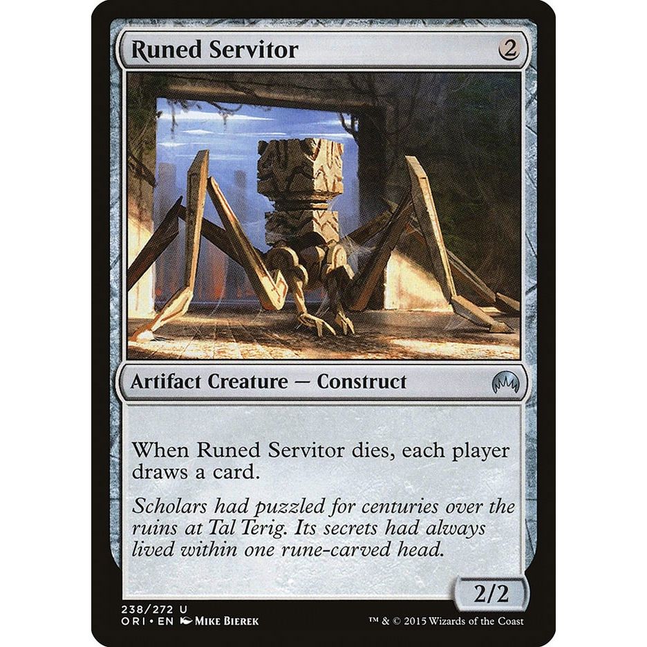 Image for Runed Servitor (238) (ORI) - Magic: The Gathering