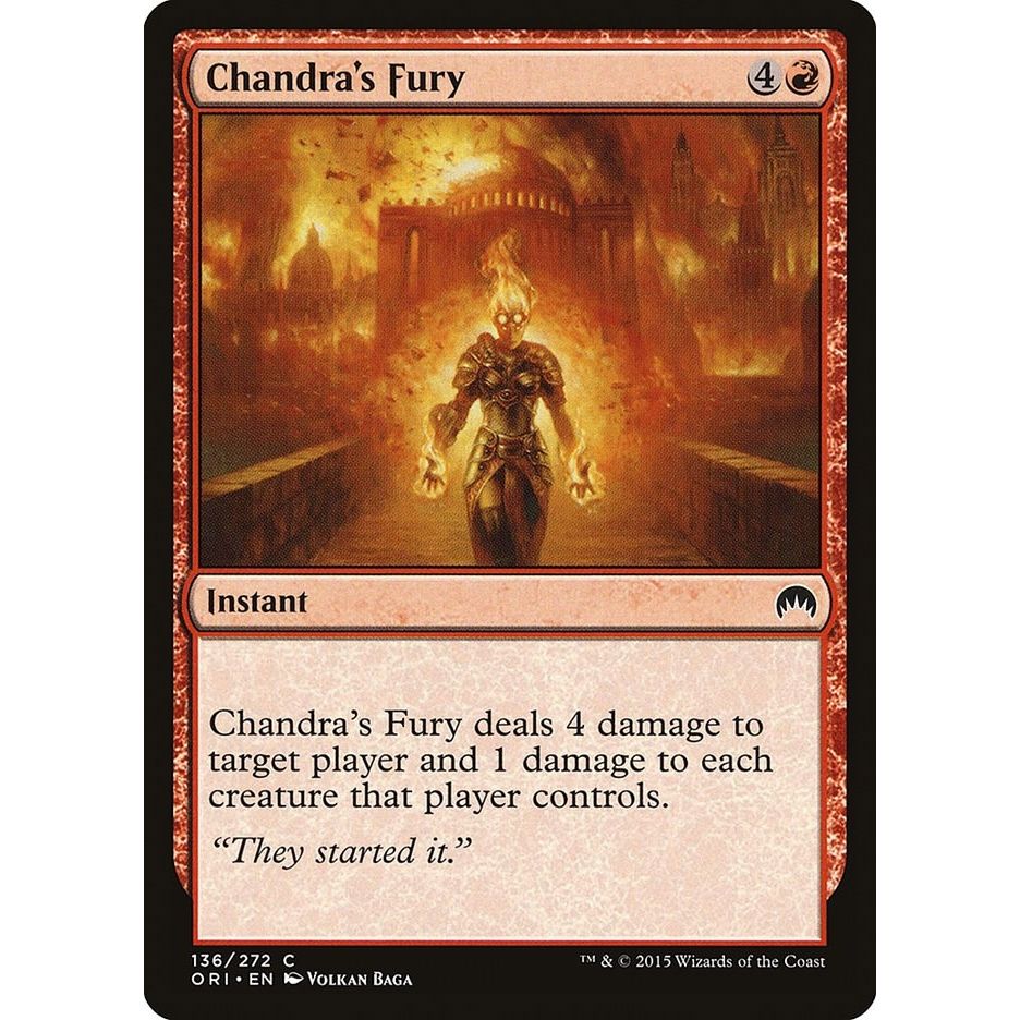 Image for Chandra's Fury (136) (ORI) - Magic: The Gathering