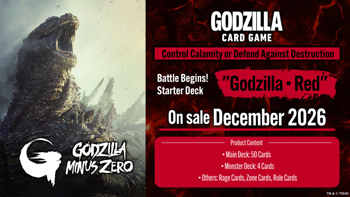 Godzilla Card Game: Battle Begins! Starter Deck Godzilla (Red)