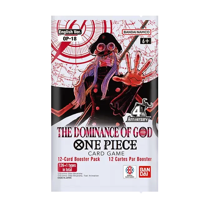 One Piece Card Game The Dominance of God OP-18 booster box of 24 packs