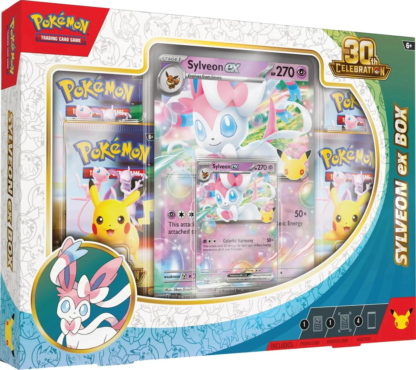 POKEMON 30TH CELEBRATION SYLVEON EX BOX(preoorder)Release Date: 2026-09-16