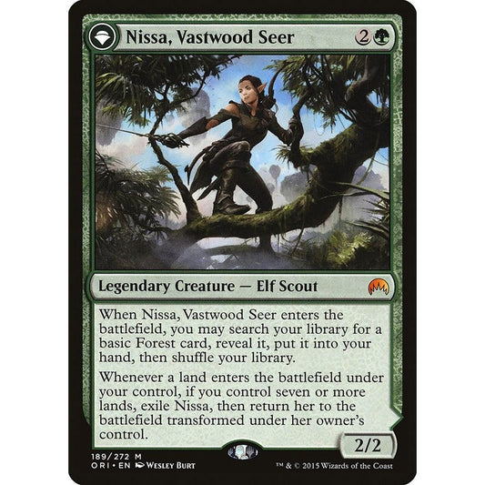 Image for Nissa, Vastwood Seer (189) (ORI) - Magic: The Gathering