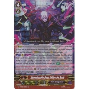 Image for Abominable One, Gilles de Rais (SP) (G-BT03/S08EN) (G-BT03) - Cardfight Vanguard