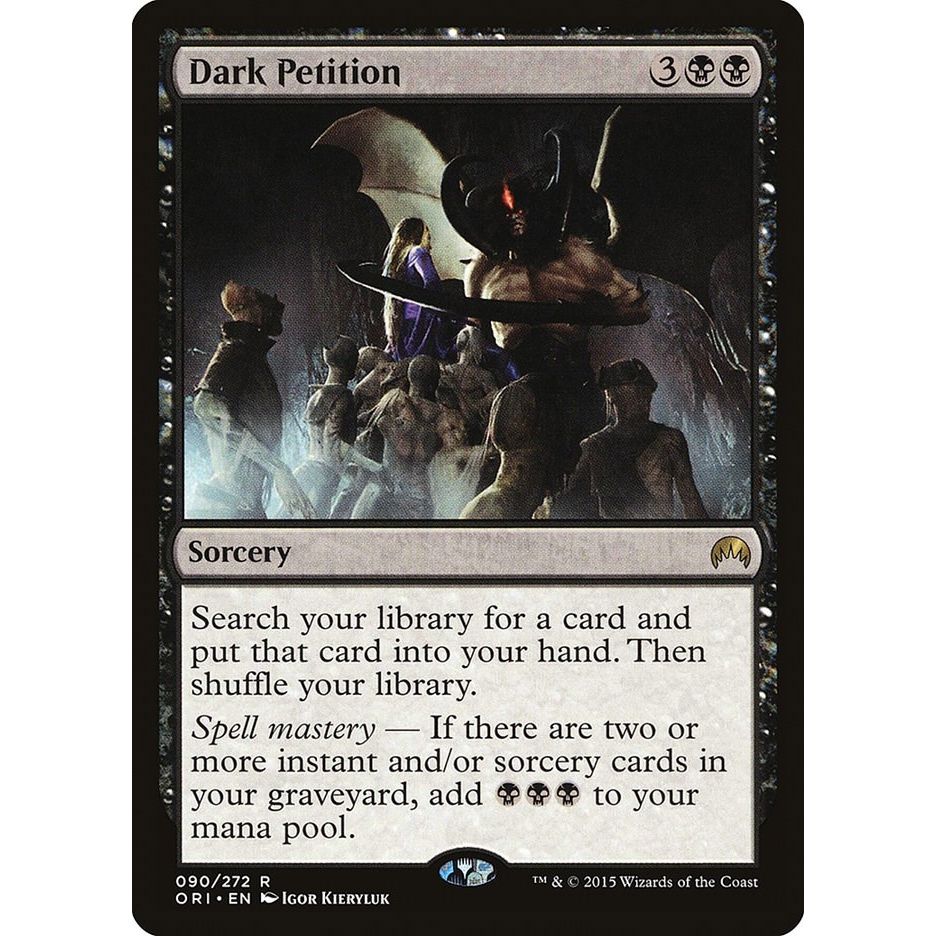 Image for Dark Petition (90) (ORI) - Magic: The Gathering