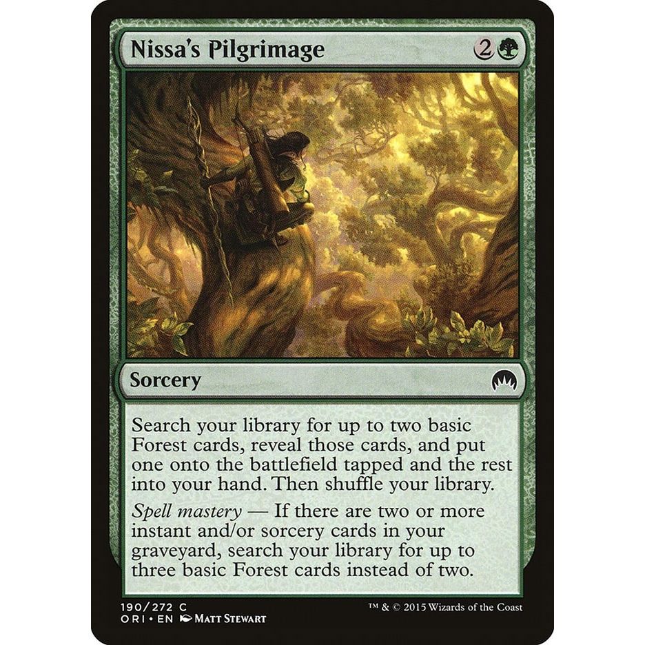 Image for Nissa's Pilgrimage (190) (ORI) - Magic: The Gathering