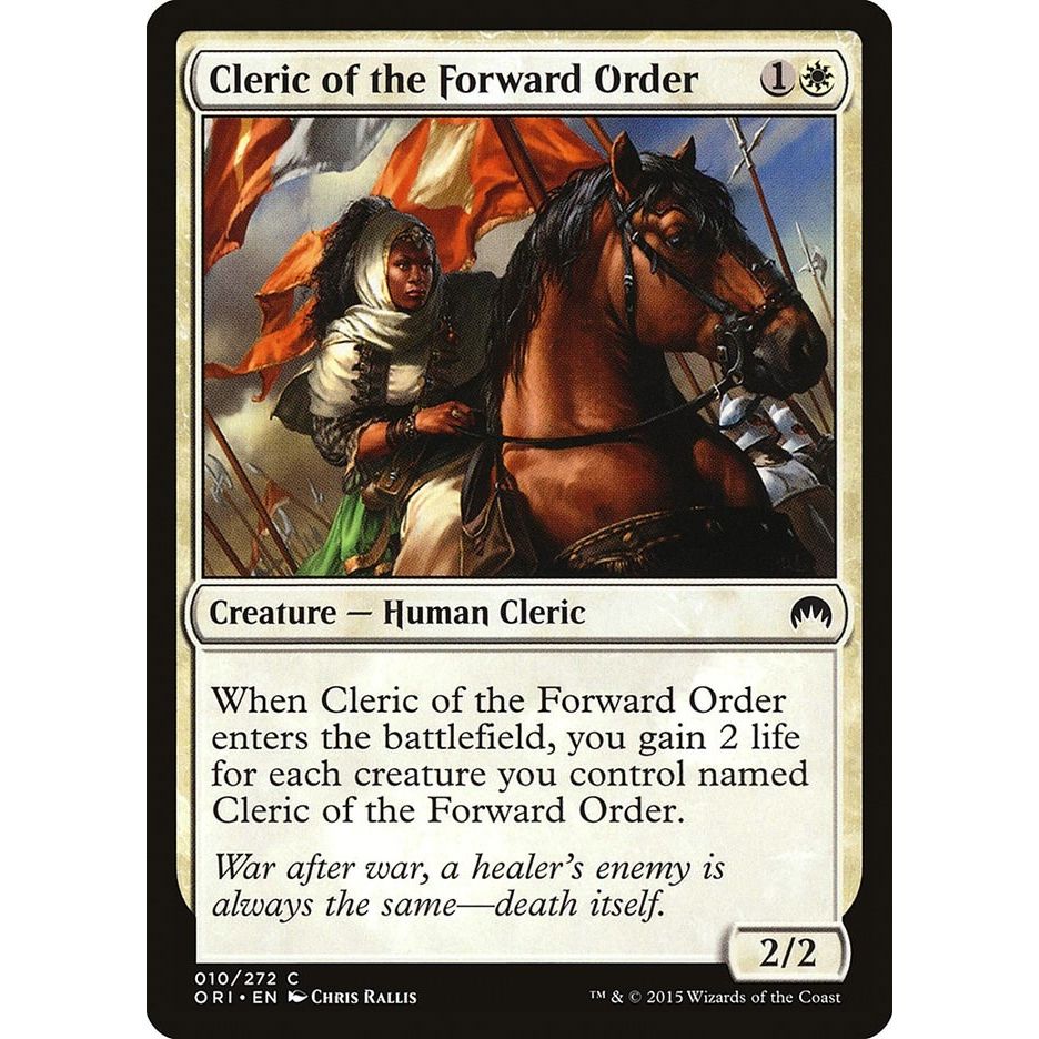Image for Cleric of the Forward Order (10) (ORI) - Magic: The Gathering