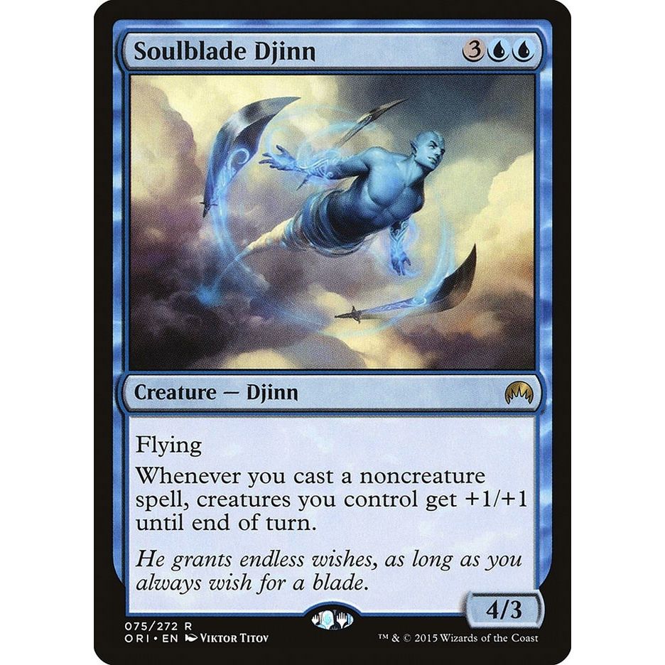 Image for Soulblade Djinn (75) (ORI) - Magic: The Gathering