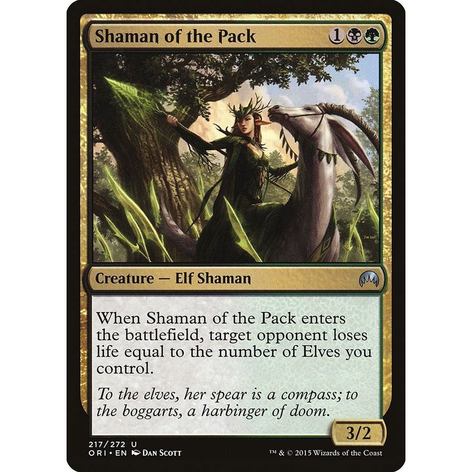 Image for Shaman of the Pack (217) (ORI) - Magic: The Gathering