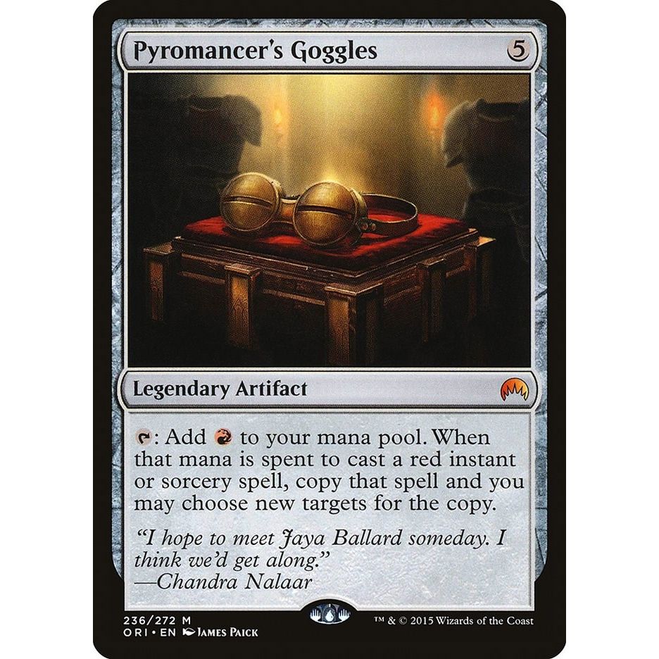Image for Pyromancer's Goggles (236) (ORI) - Magic: The Gathering