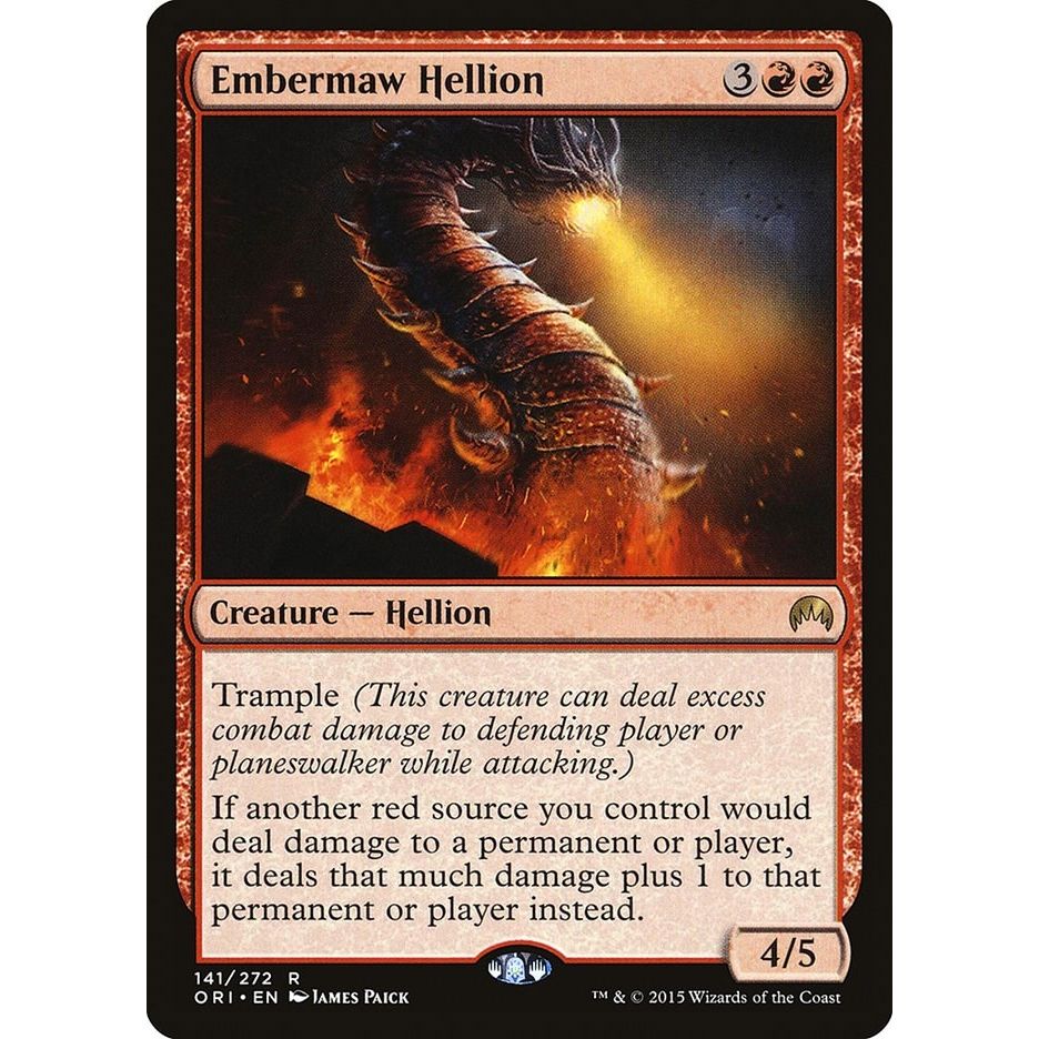 Image for Embermaw Hellion (141) (ORI) - Magic: The Gathering