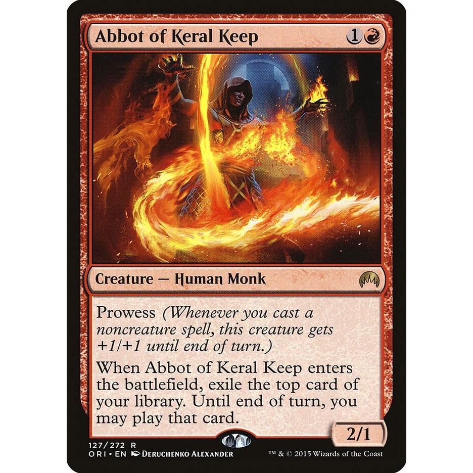 Image for Abbot of Keral Keep (127) (ORI) - Magic: The Gathering