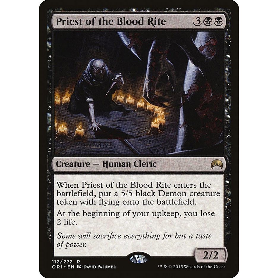 Image for Priest of the Blood Rite (112) (ORI) - Magic: The Gathering