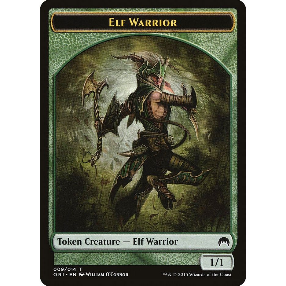 Image for Elf Warrior Token (9) (ORI) - Magic: The Gathering