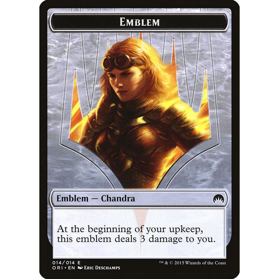 Image for Emblem - Chandra, Roaring Flame (14) (ORI) - Magic: The Gathering
