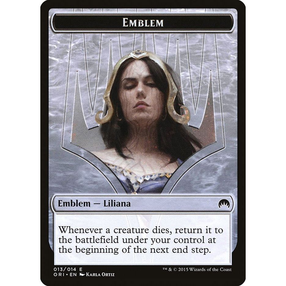 Image for Emblem - Liliana, Defiant Necromancer (13) (ORI) - Magic: The Gathering