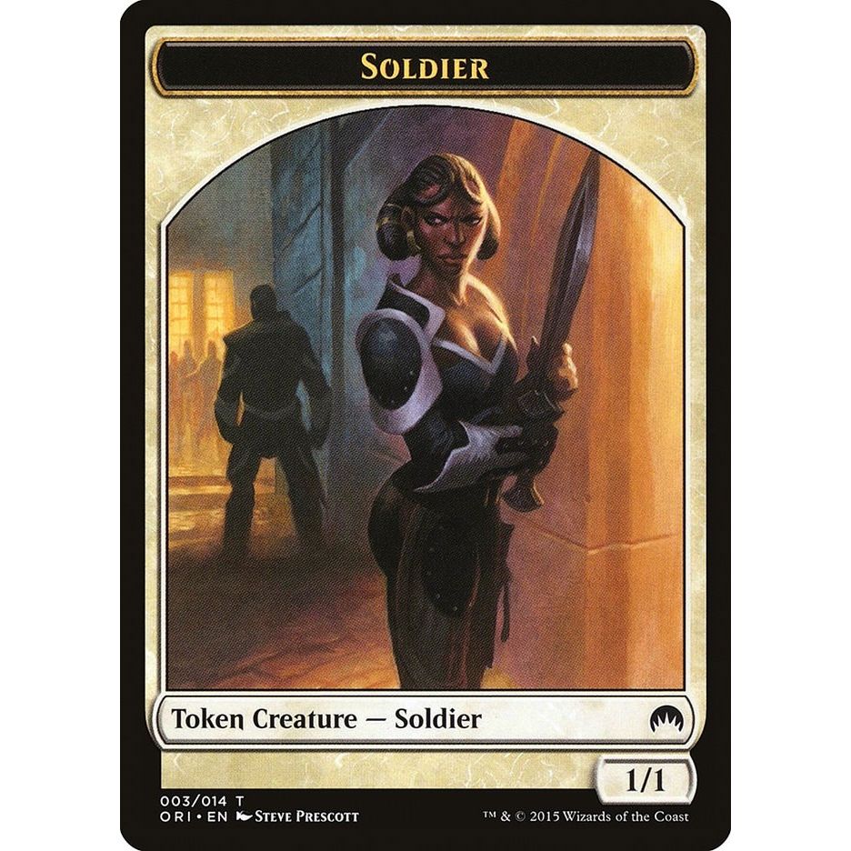 Image for Soldier Token (3) (ORI) - Magic: The Gathering