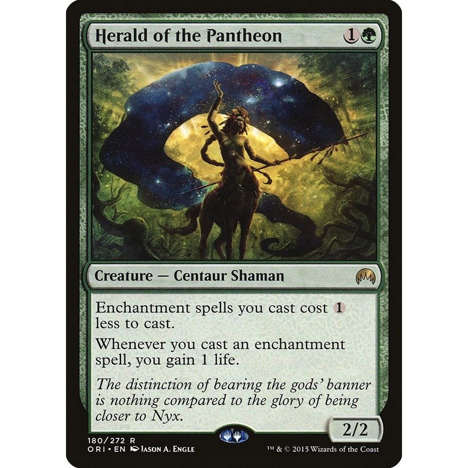 Image for Herald of the Pantheon (180) (ORI) - Magic: The Gathering