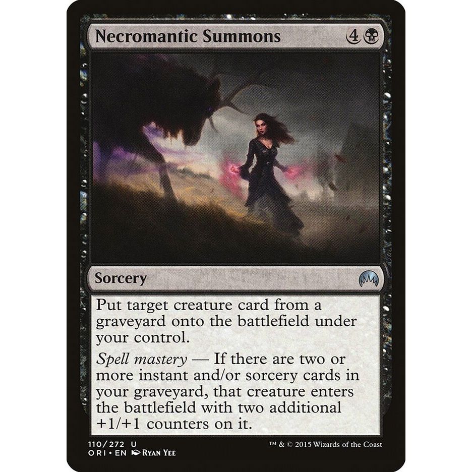 Image for Necromantic Summons (110) (ORI) - Magic: The Gathering