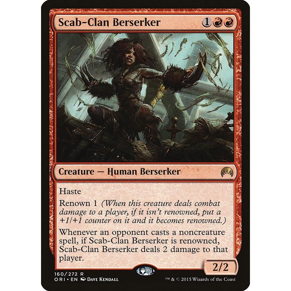 Image for Scab-Clan Berserker (160) (ORI) - Magic: The Gathering