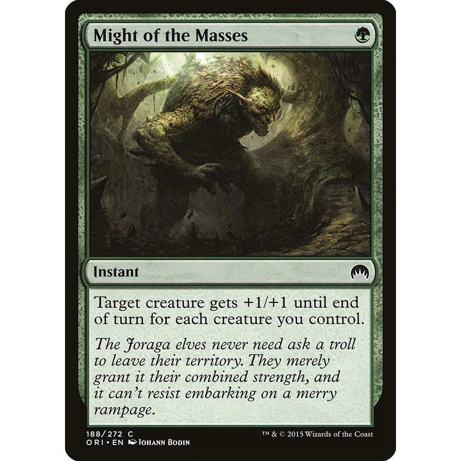 Image for Might of the Masses (188) (ORI) - Magic: The Gathering