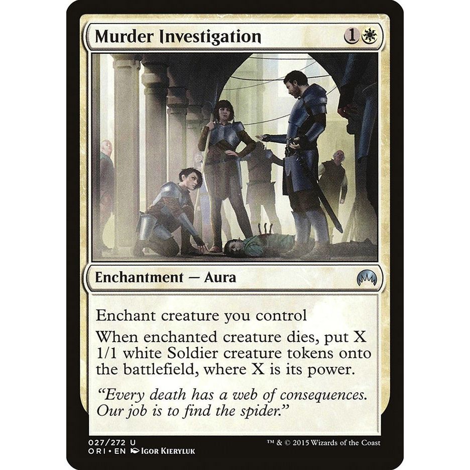 Image for Murder Investigation (27) (ORI) - Magic: The Gathering