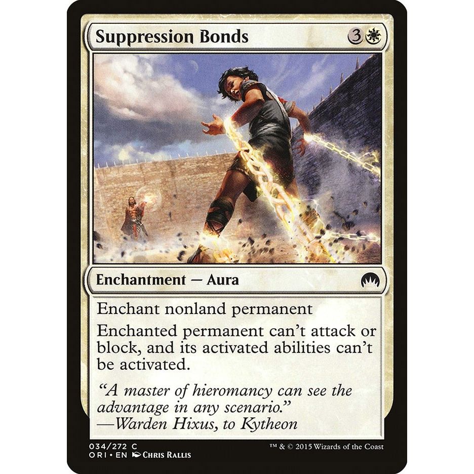 Image for Suppression Bonds (34) (ORI) - Magic: The Gathering