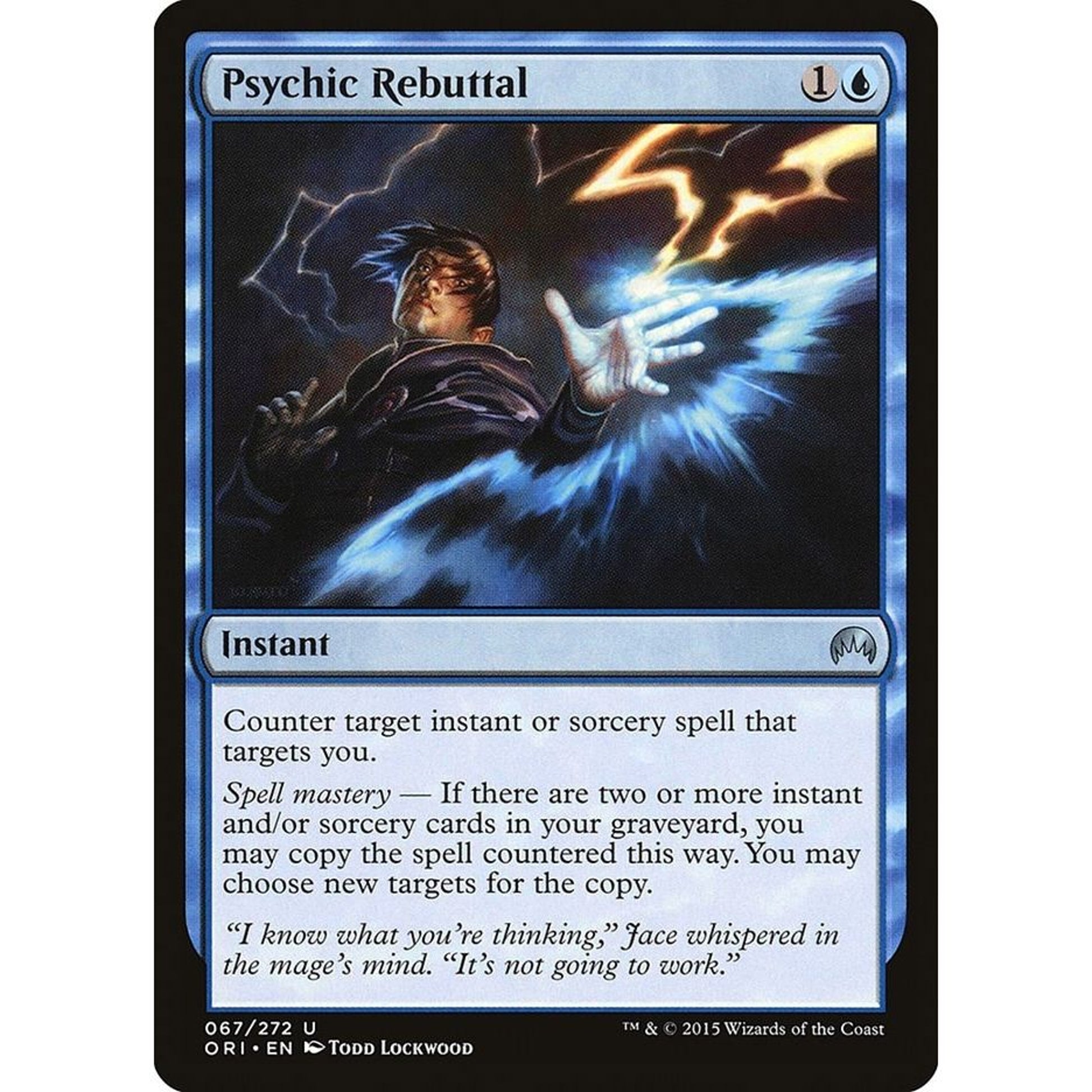 Image for Psychic Rebuttal (67) (ORI) - Magic: The Gathering