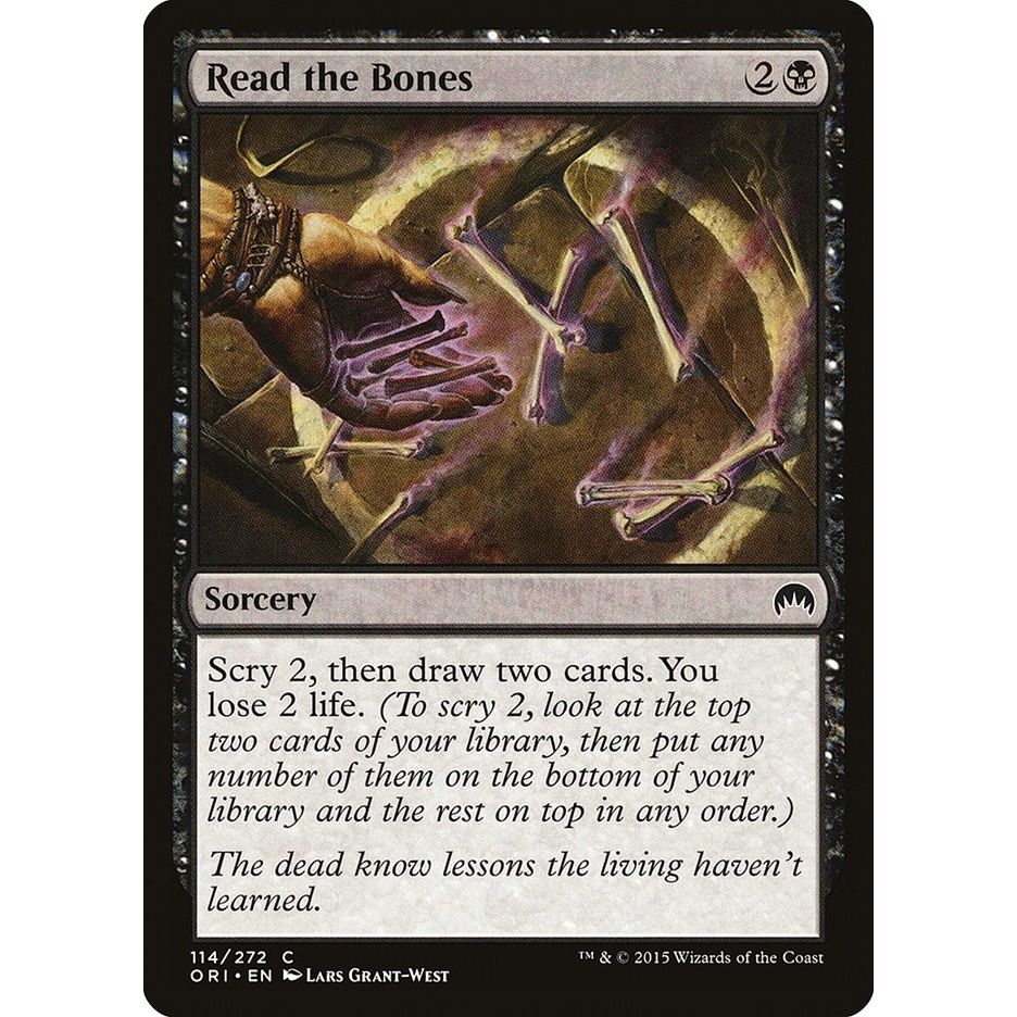 Image for Read the Bones (114) (ORI) - Magic: The Gathering