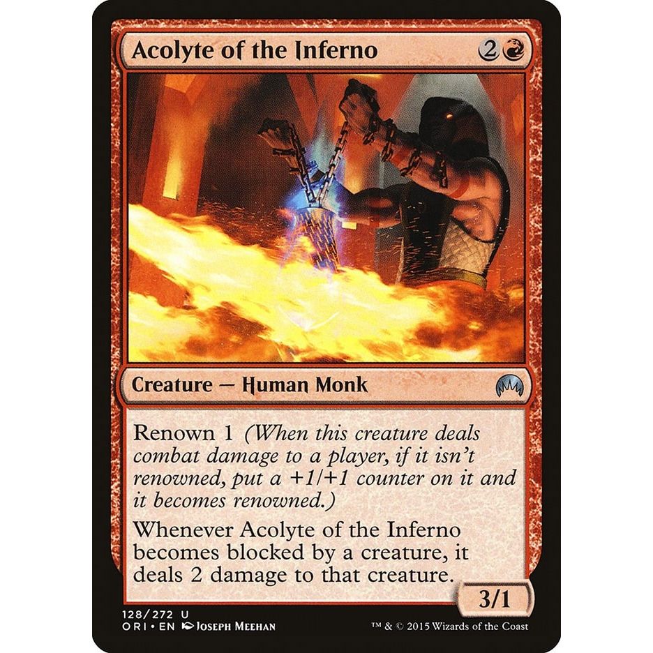 Image for Acolyte of the Inferno (128) (ORI) - Magic: The Gathering