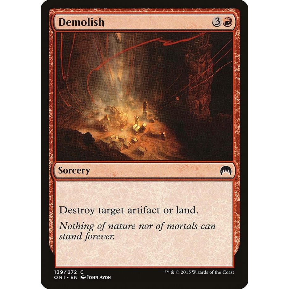 Image for Demolish (139) (ORI) - Magic: The Gathering