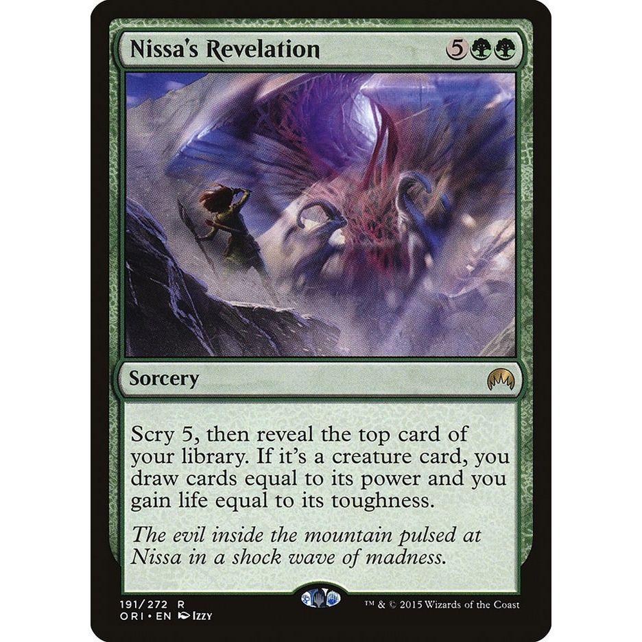Image for Nissa's Revelation (191) (ORI) - Magic: The Gathering