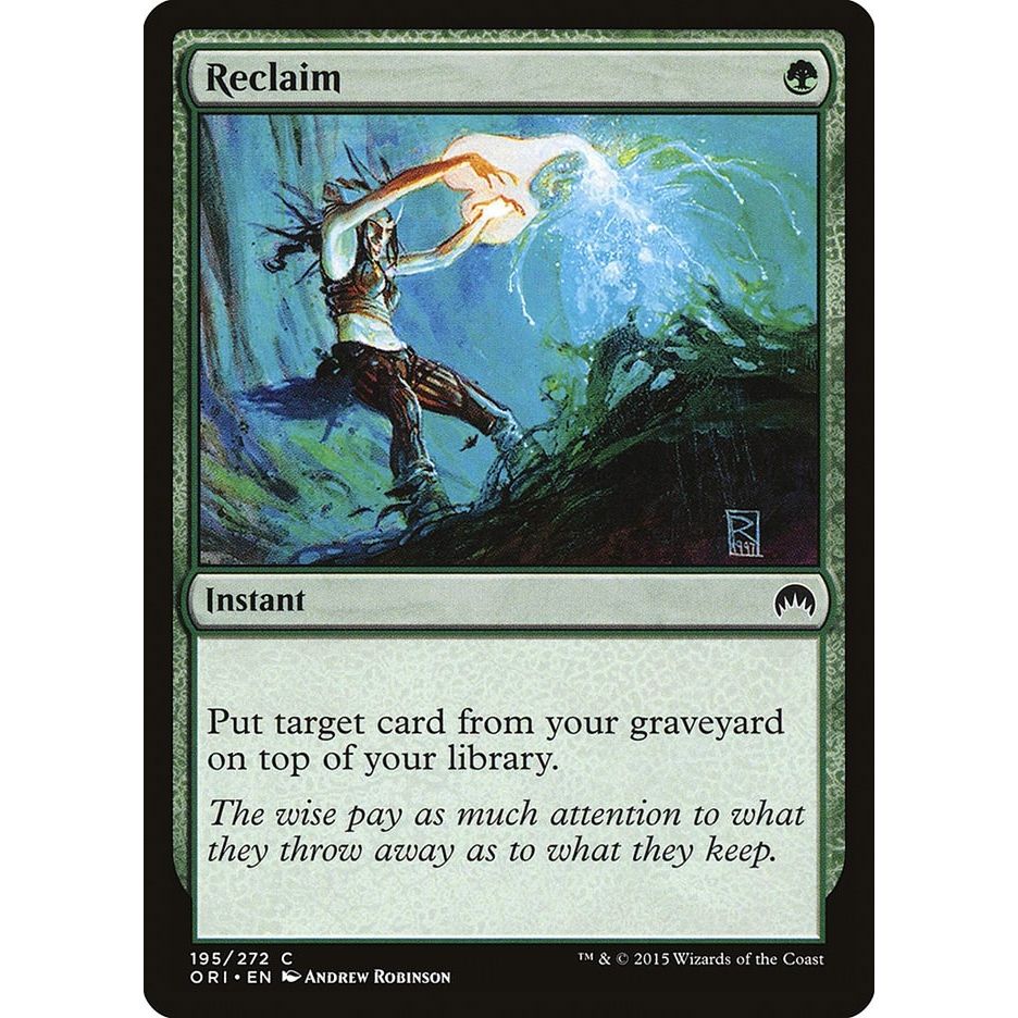 Image for Reclaim (195) (ORI) - Magic: The Gathering