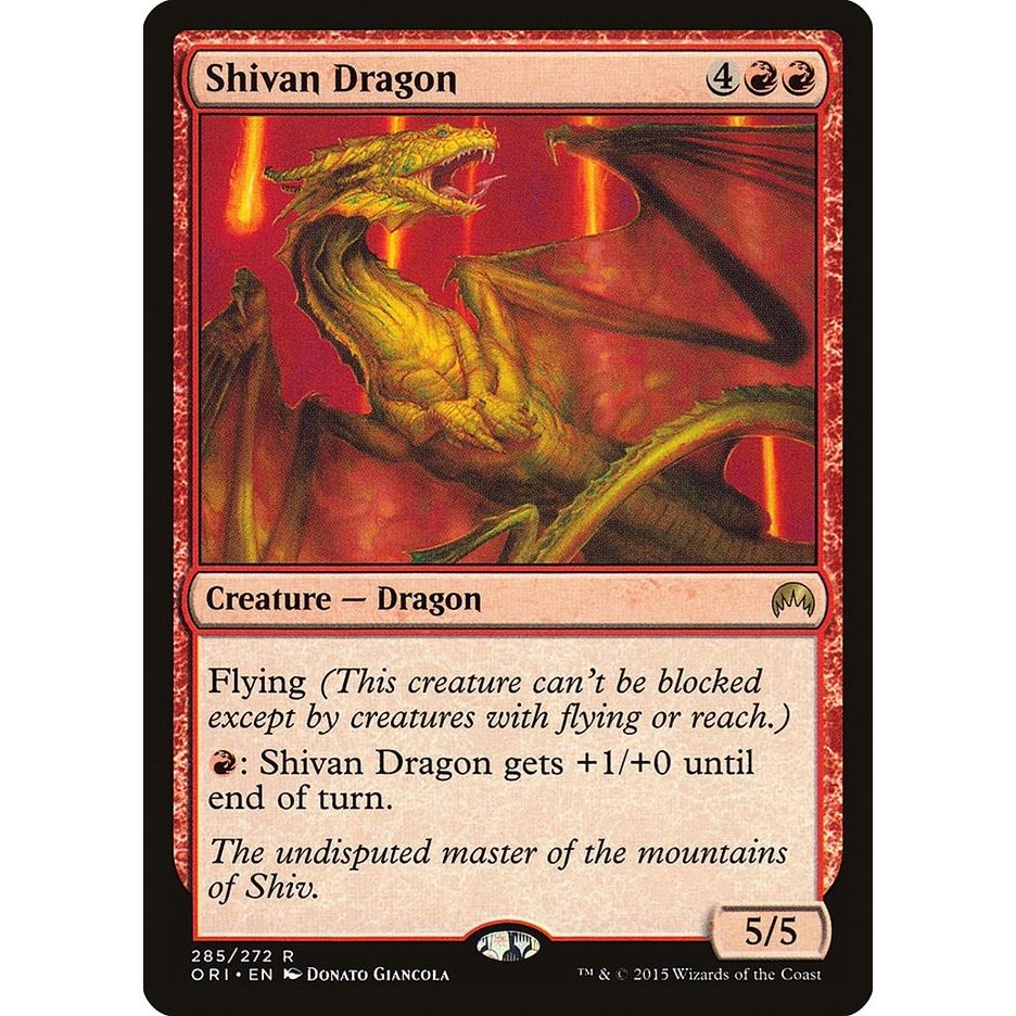 Image for Shivan Dragon (285) (ORI) - Magic: The Gathering