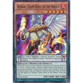 Image for Zefraxa, Flame Beast of the Nekroz (CROS-ENAE1) (CROS-AE) - YuGiOh