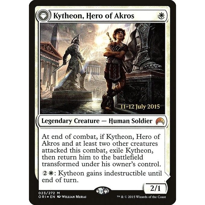 Image for Kytheon, Hero of Akros (23) (PRE) - Magic: The Gathering