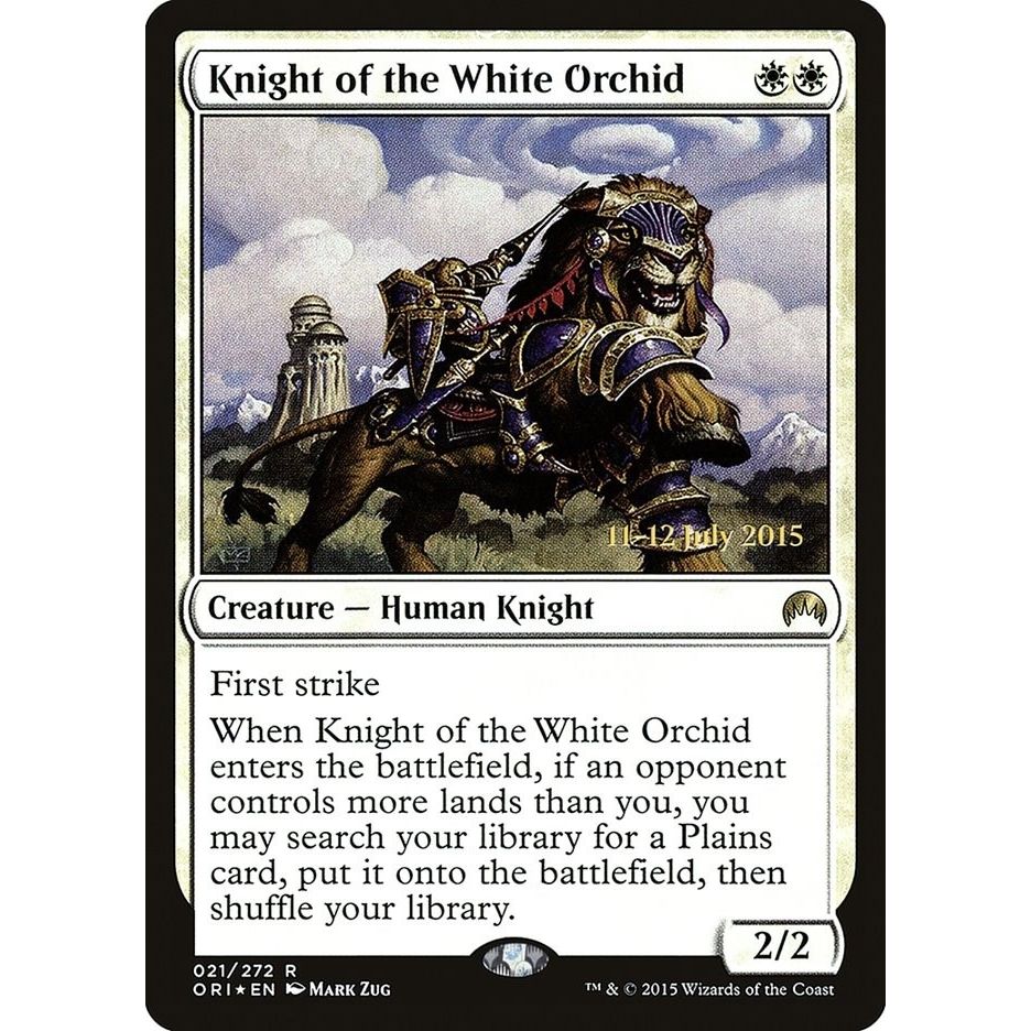 Image for Knight of the White Orchid (21) (PRE) - Magic: The Gathering