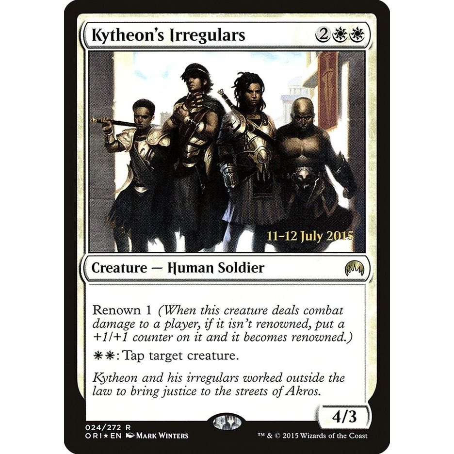 Image for Kytheon's Irregulars (24) (PRE) - Magic: The Gathering