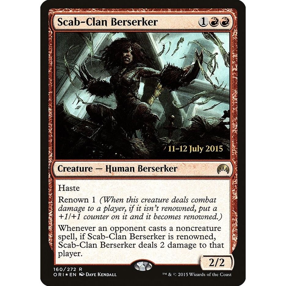 Image for Scab-Clan Berserker (160) (PRE) - Magic: The Gathering